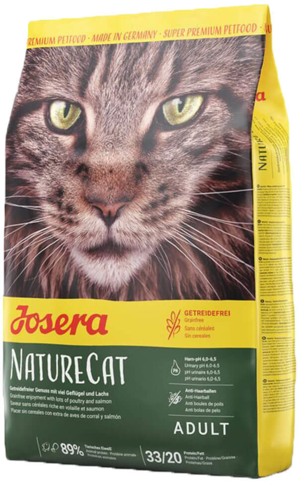 Josera Adult NatureCat with poultry and salmon dry food 4,25kg