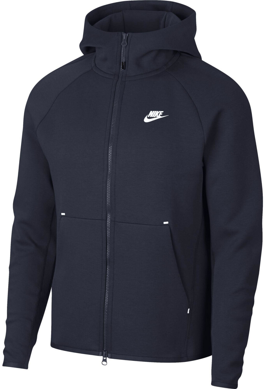 Buy Nike Men's Full-Zip Hoodie Tech Fleece Obsidian/White from Â£64.45 (Today) â Best Deals on 