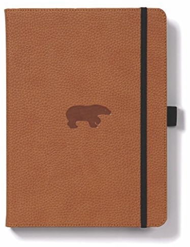 Dingbats Wildlife A5+ Brown Bear Notebook  (158x214mm)
