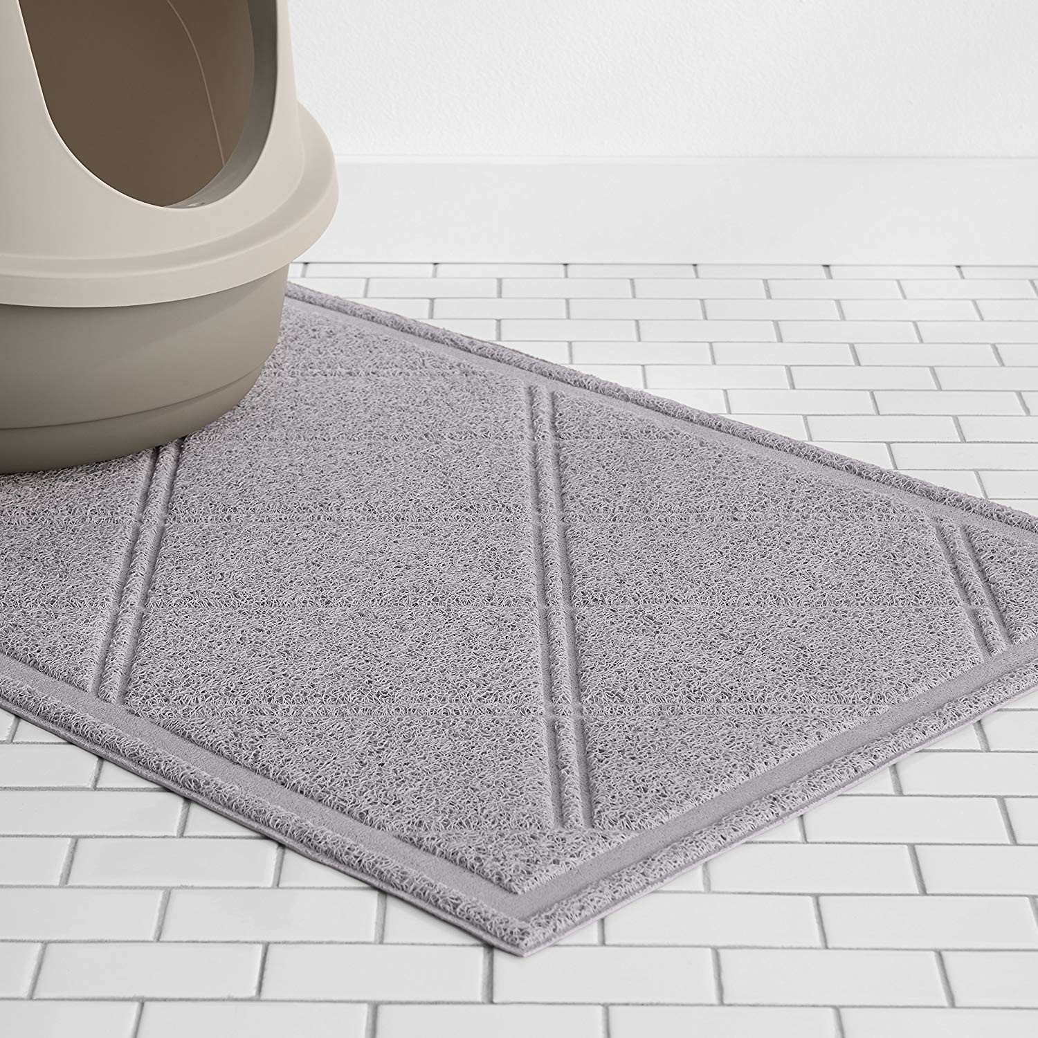 AmazonBasics Tapis de litière Grey AmazonBasics Tapis de litière Grey