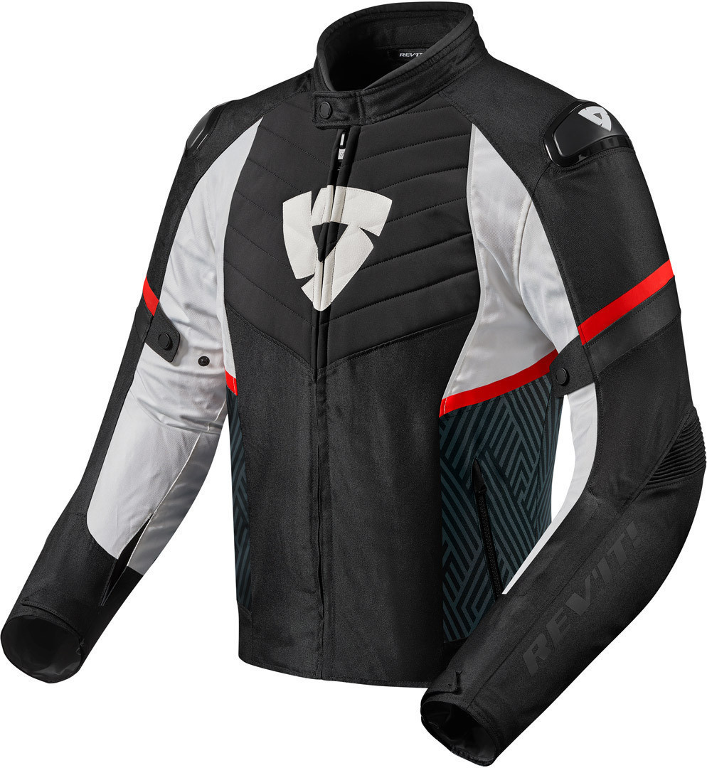 REV'IT! Arc H2O Jacket black/white/red