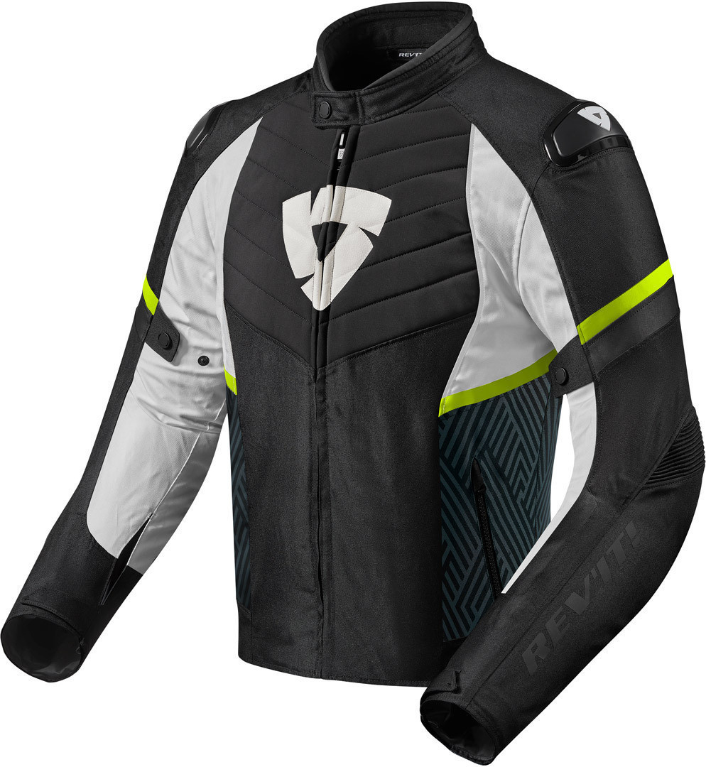 REV'IT! Arc H2O Jacket black/white/yellow