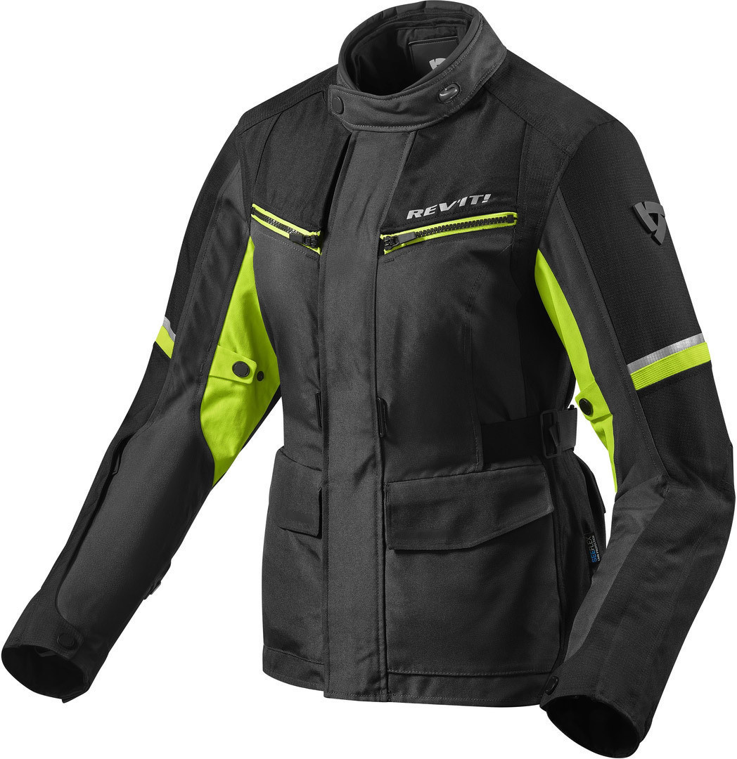 REV'IT! Outback 3 Lady Jacket black/yellow