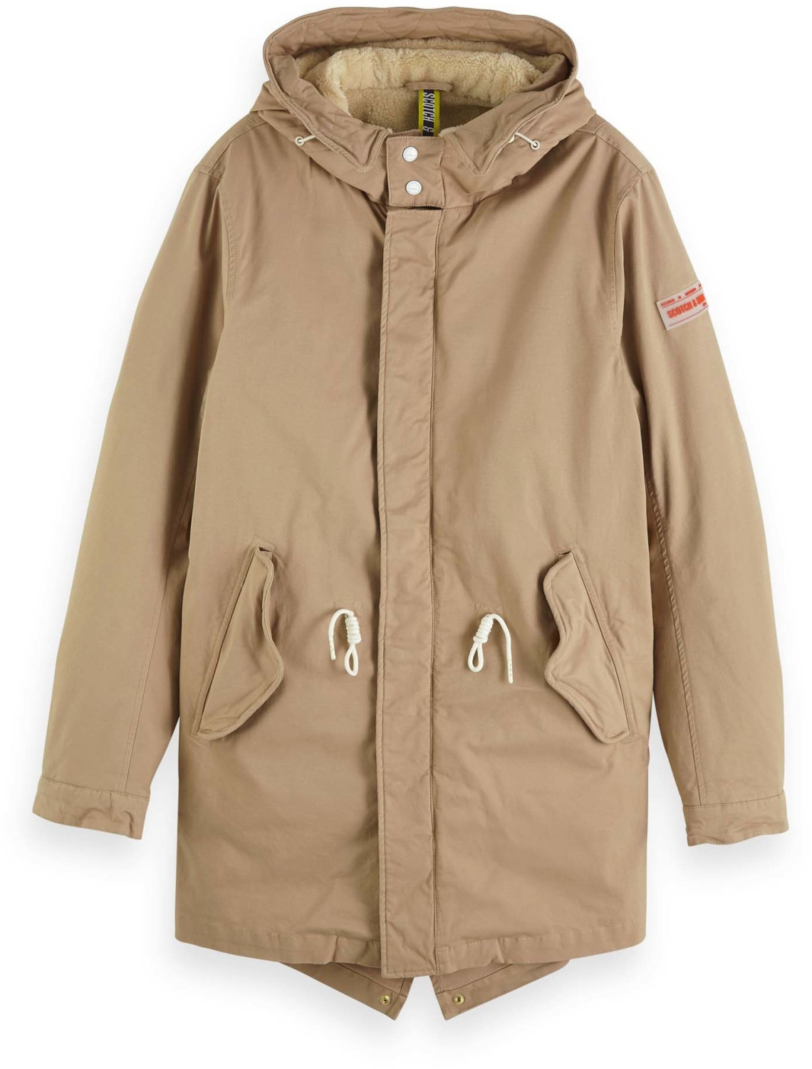 Scotch & Soda Classic Hooded Parka sand (151999-0137)