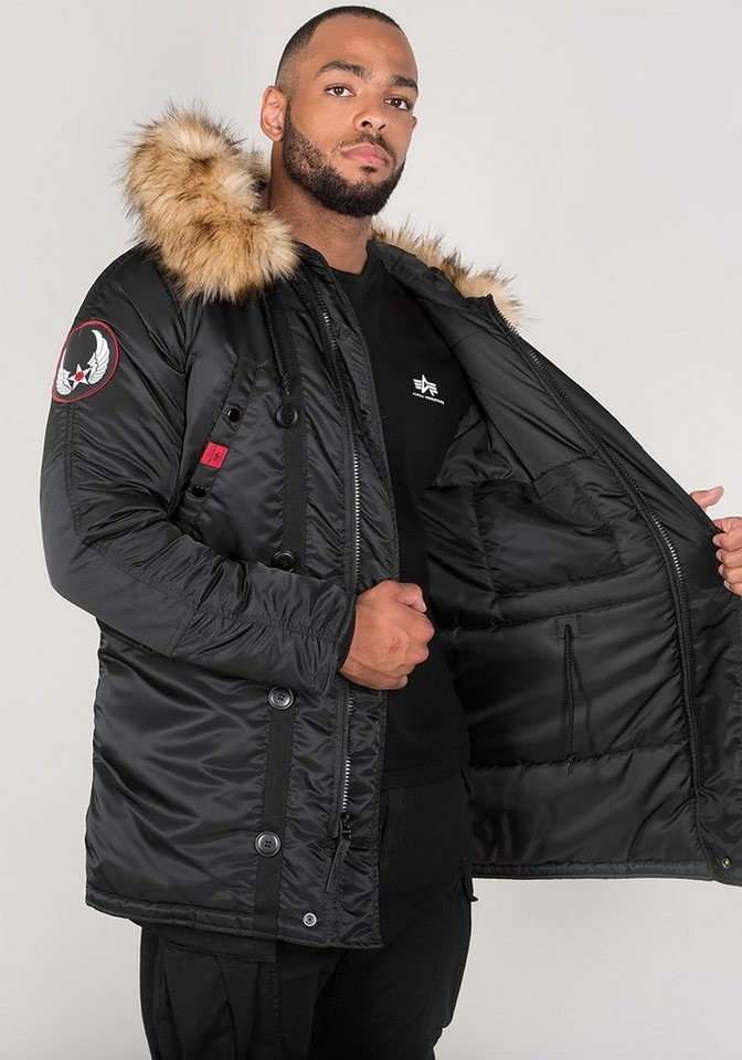 Alpha industries n3b black sale