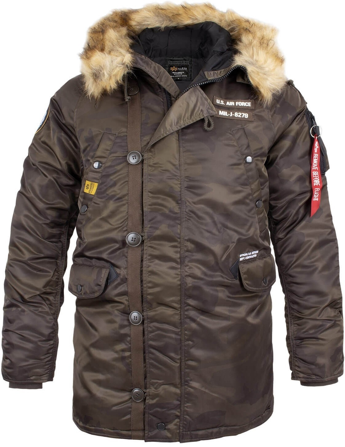 Alpha Industries N3B Airborne dark olive camo