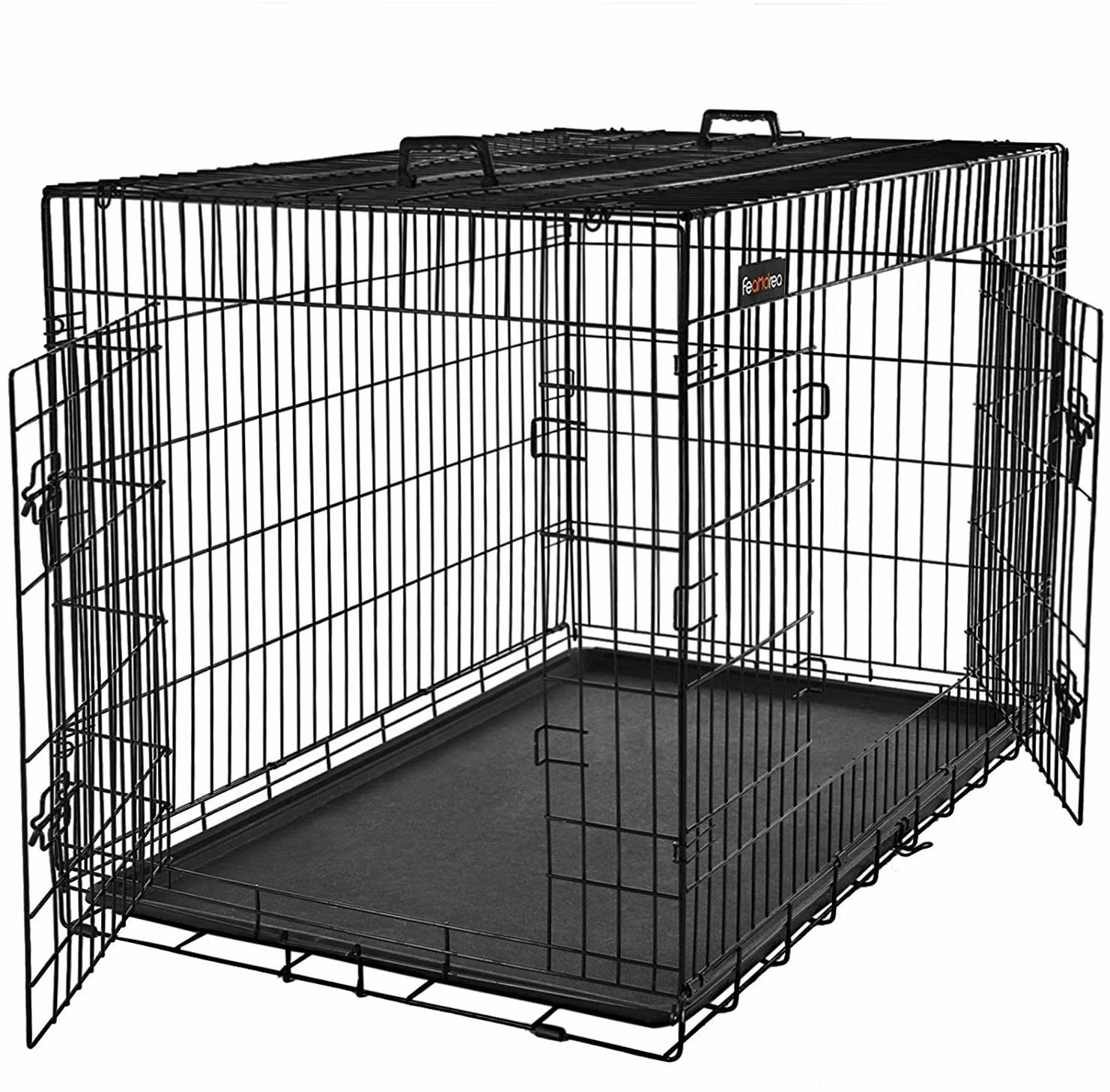 Feandrea Black Wire Dog Crate XL (PPD36H)