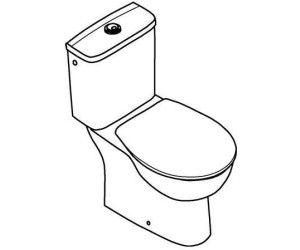 Grohe Bau Stand WC Tiefspüler Klo Toilette senkrecht Baltic Sitz Geberit AP110 