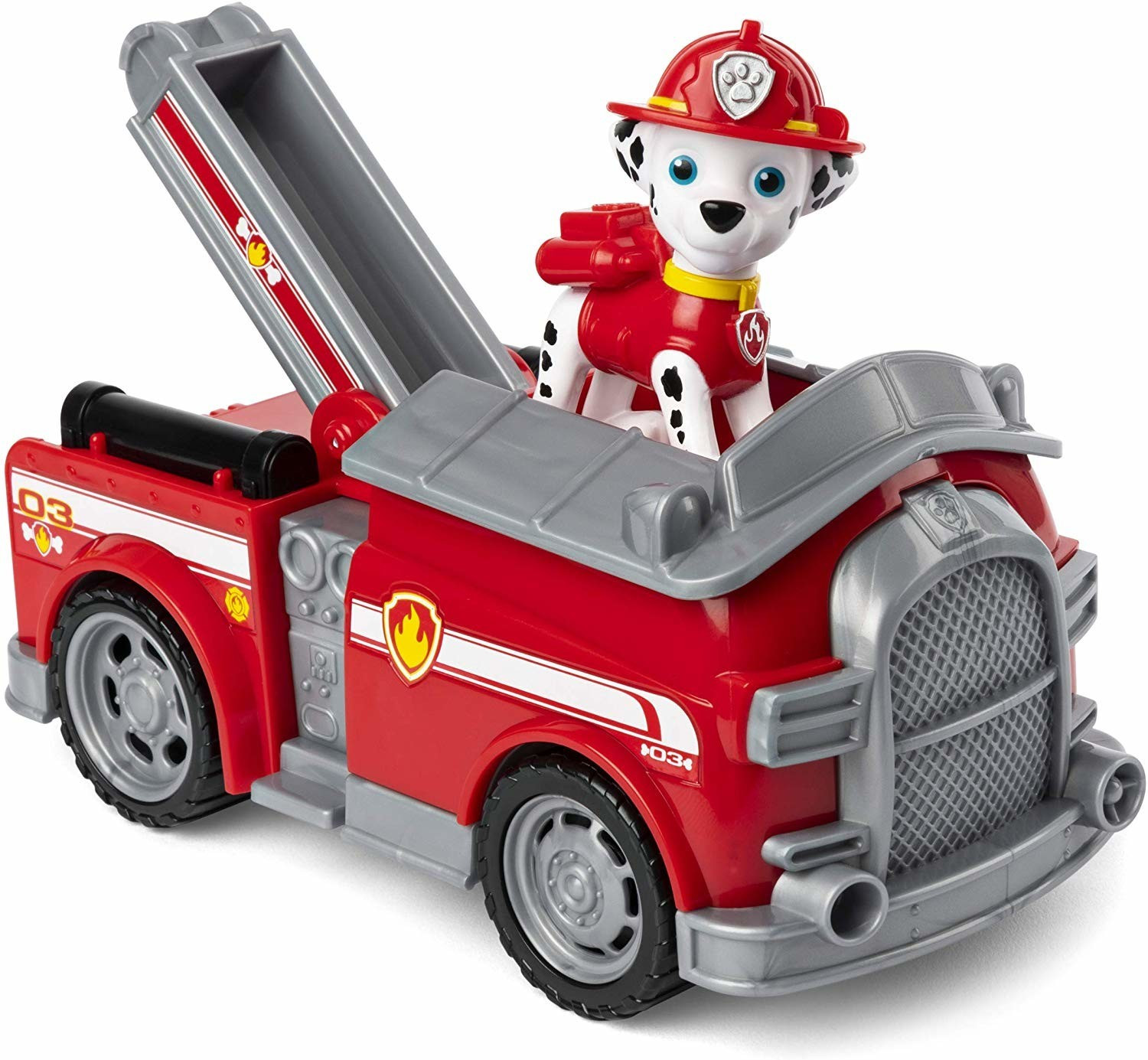 Camion pompier transformable de luxe Pat'Patrouille, Marcus, 3 ans et plus