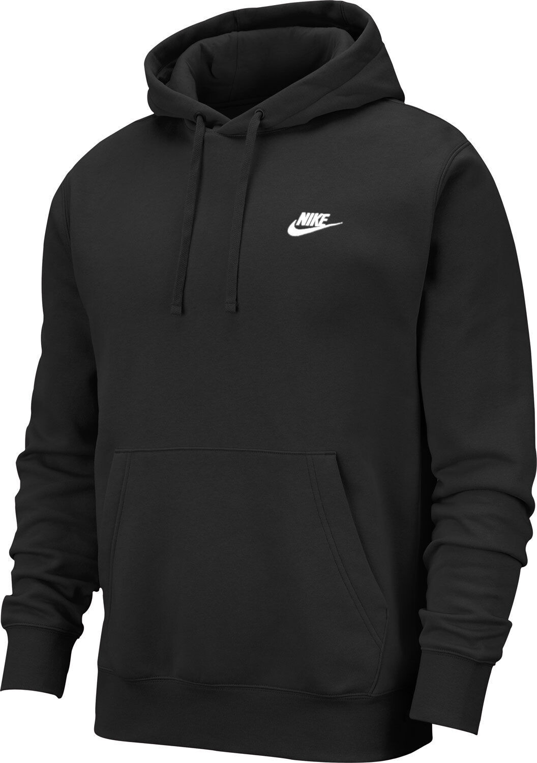 Nike Club Fleece Hoodie black black white BV2654 010 ab 43 00 Preisvergleich bei idealo