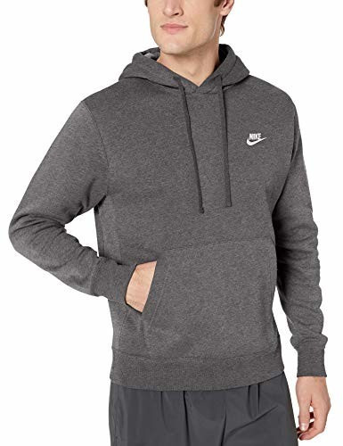 Buy Nike Club Fleece Hoodie charcoal heathr anthracite white BV2654 071 from 39.99 Today Best Deals on idealo