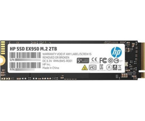 Disque SSD HP EX900 250Go M.2 PCIe 3.0 x4 NVMe 2YY43AA