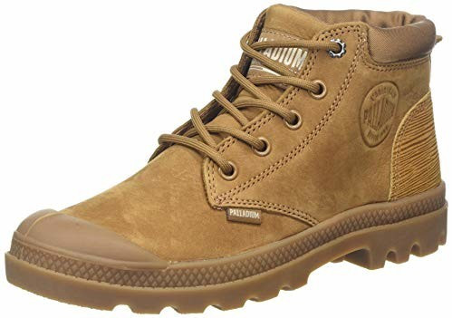 Palladium Womens Pampa Lo Cuff Leather mahogany