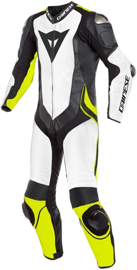 Dainese Combinaison Laguna Seca 4 blanc/noir/jaune fluo