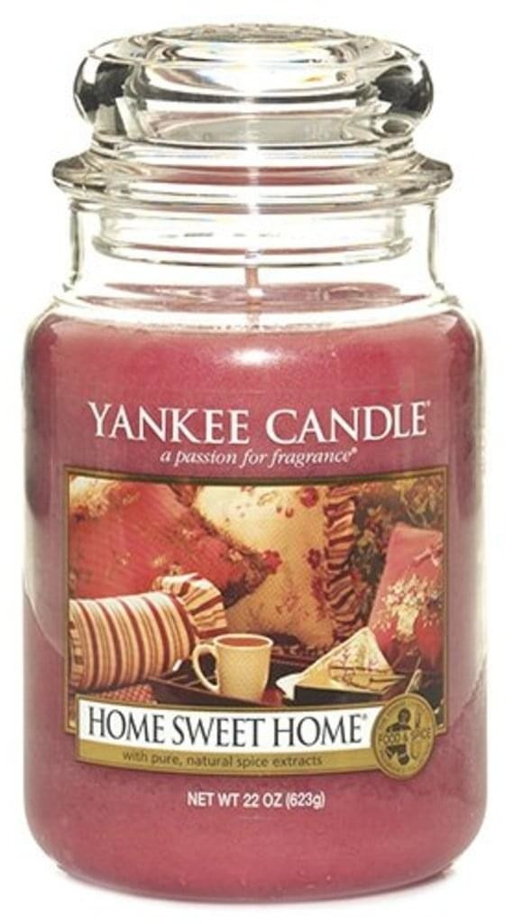 Yankee Candle Home Sweet Home - Candela profumata in vetro Casa dolce  casa