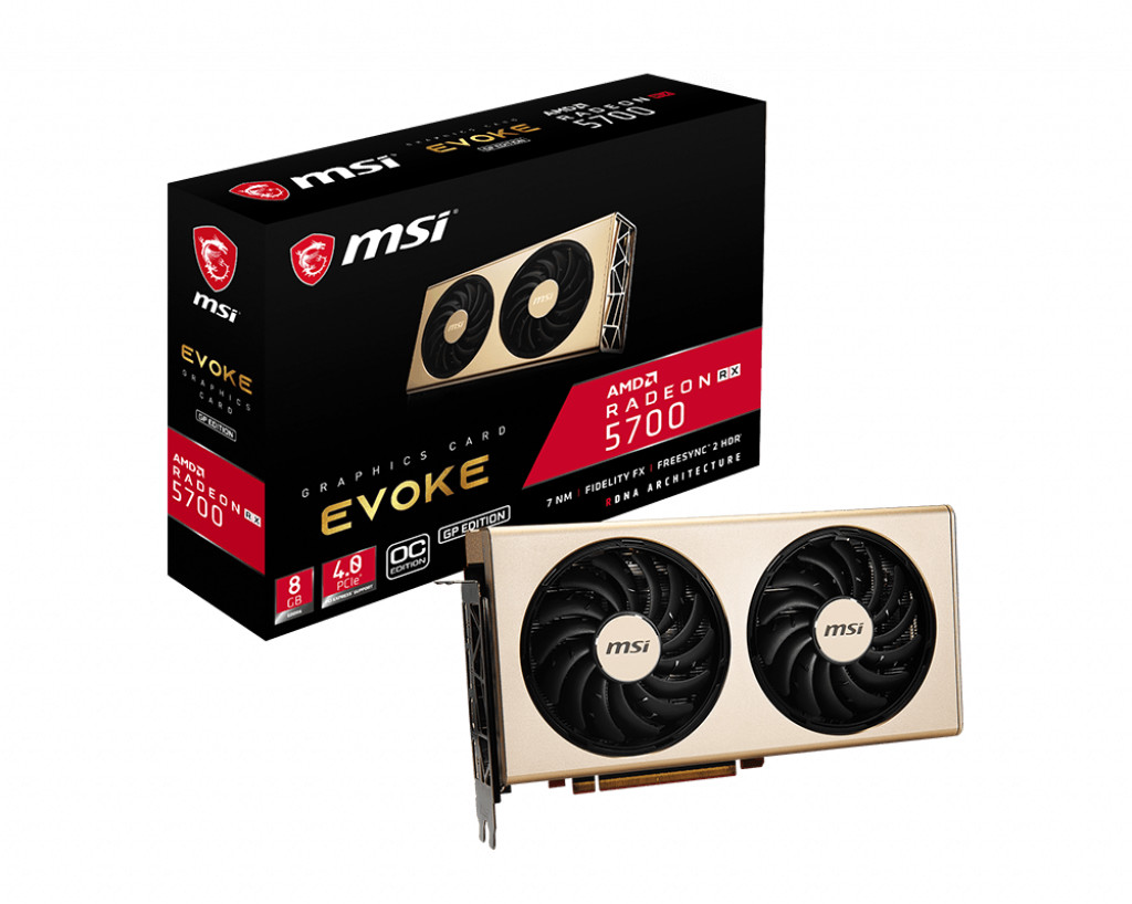 MSI Radeon RX 5700 EVOKE GP OC 8 Go GDDR6