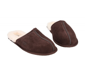Mens shearling discount scuff slippers