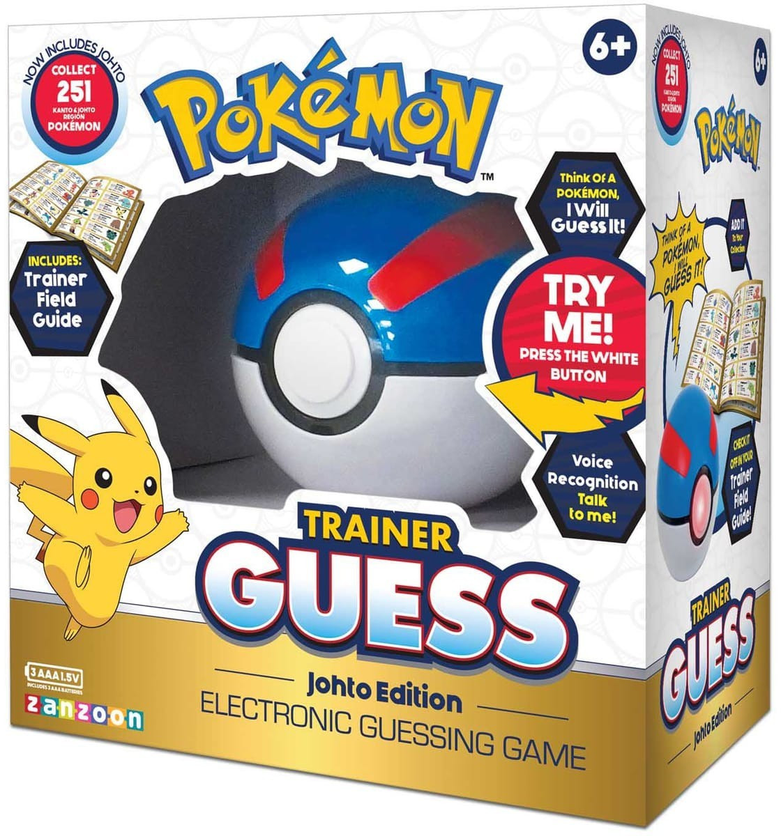Bandai Pokémon Dresseur Guess - Édition Johto