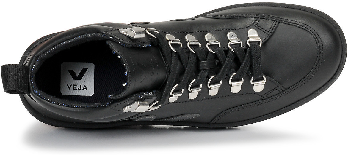 roraima leather black grafite black sole