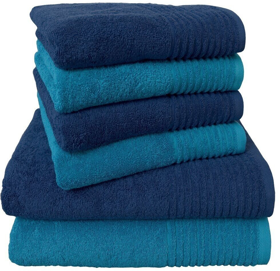 Dyckhoff Brillant Towel Set (6 pcs.) Blue/Turquoise