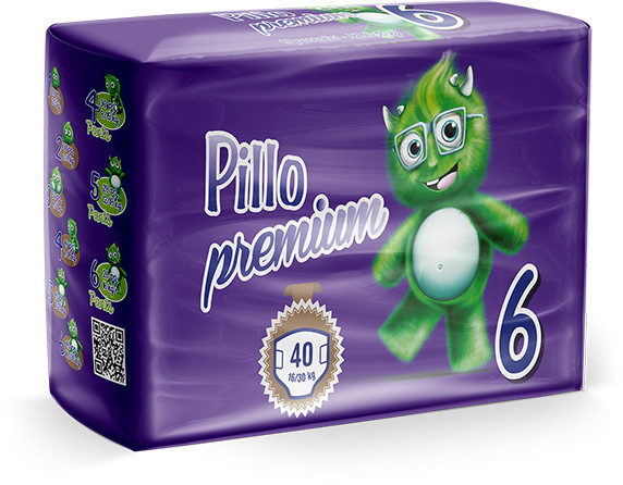 Pillo Premium XL S. 6 (16-30 kg) 40 pcs