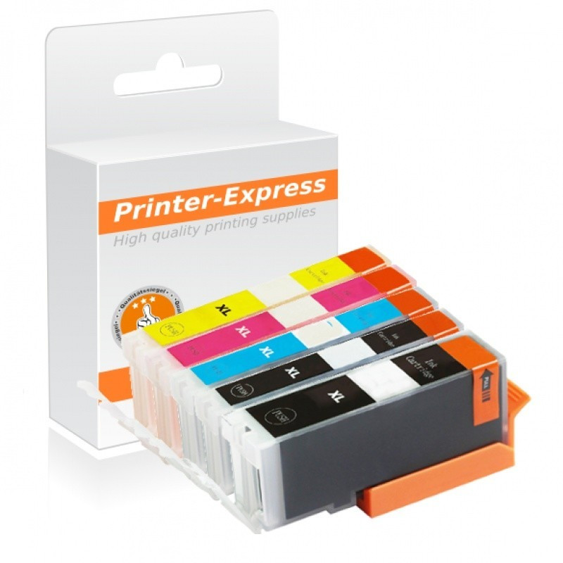 PrinterExpress PXC5701XLMP ersetzt Canon PGI570/CLI571 5er Pack