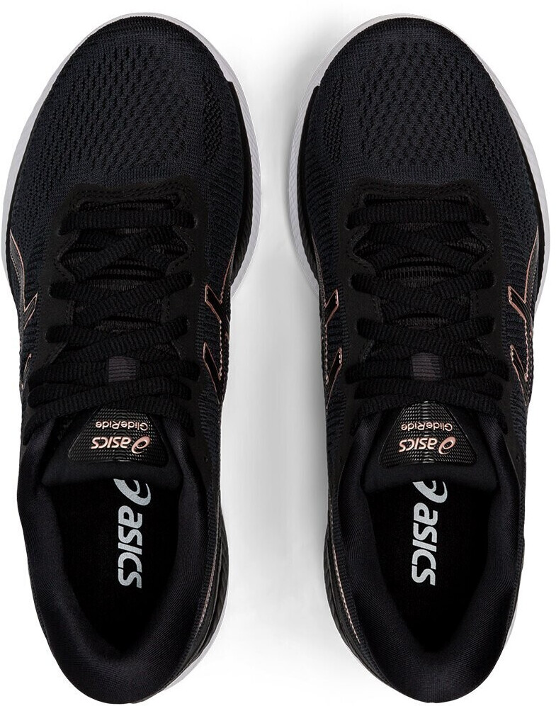 Asics glideride womens outlet black rose gold