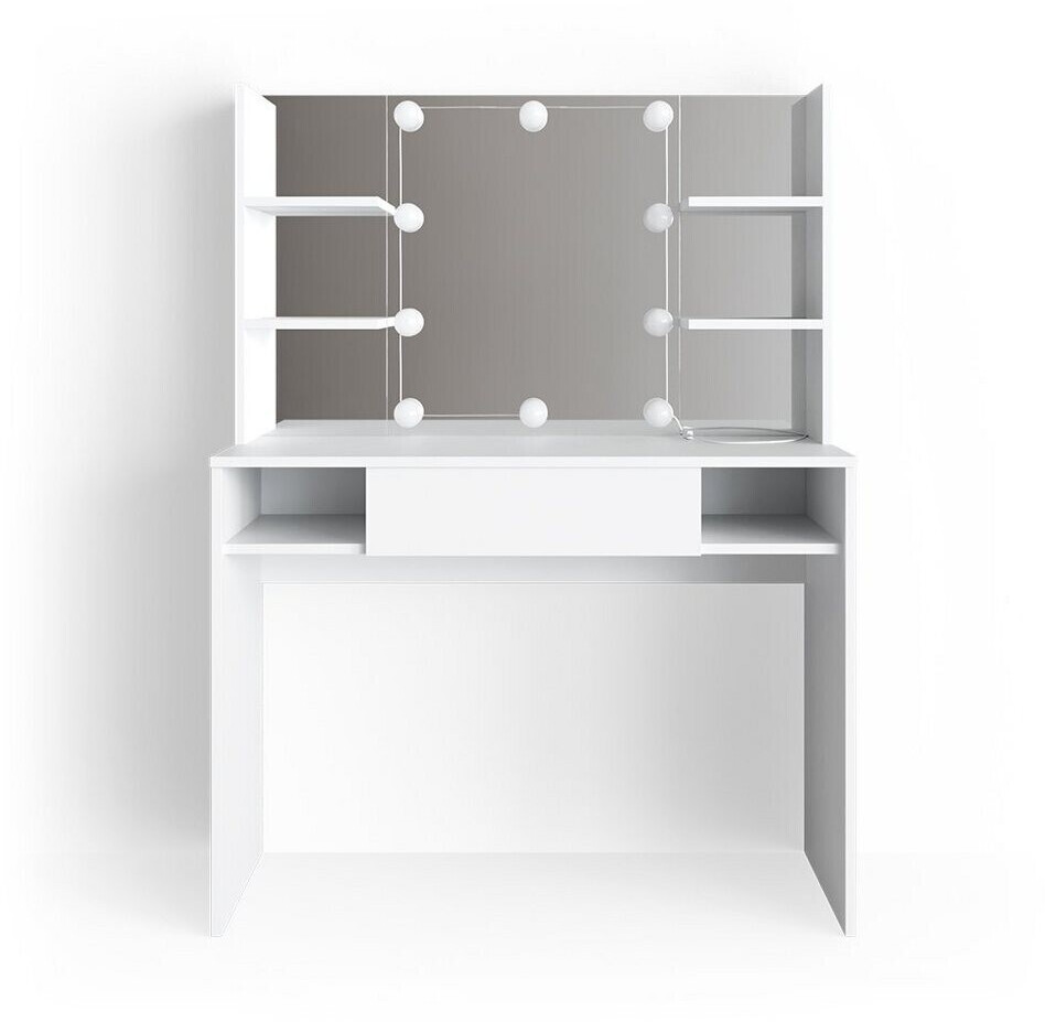 VICCO LED Make-up table Daenerys white