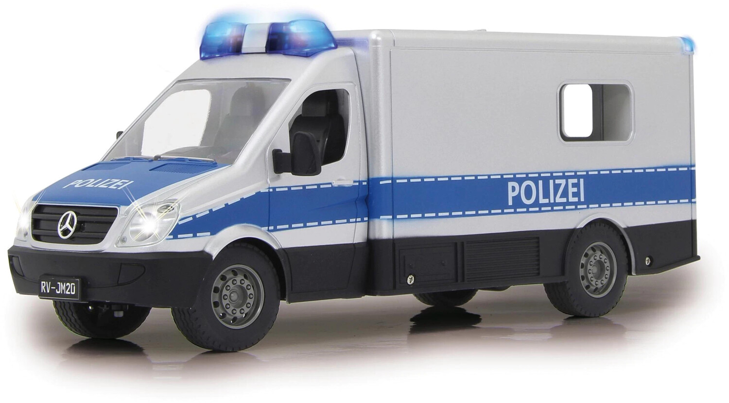Jamara Mercedes Sprinter Polizei argenté/bleu 2,4 GHz 1:16 (405165)