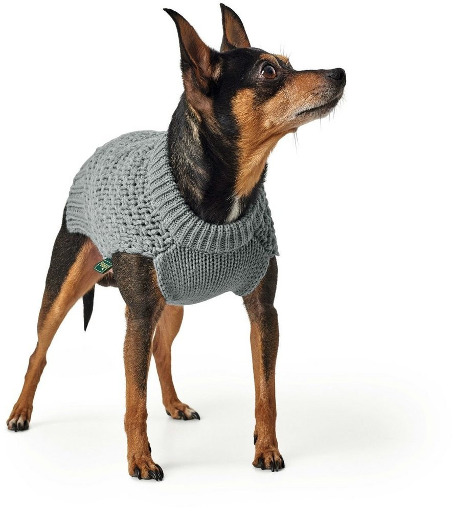 HUNTER Pull pour chien Malmö Grey 40cm HUNTER Pull pour chien Malmö Grey 40cm