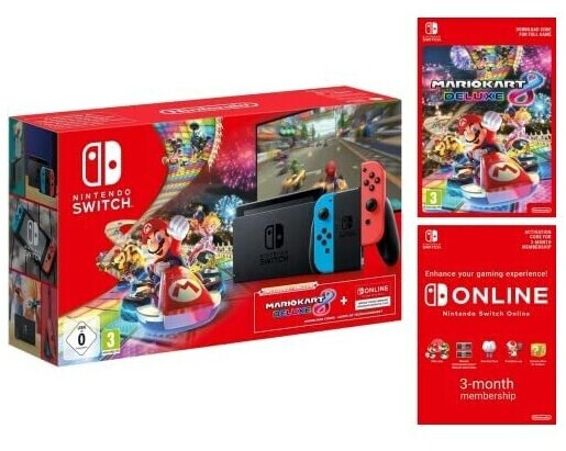 Nintendo Switch neon-rot/neon-blau (neue Edition) + Mario Kart 8: Deluxe, Bild 7