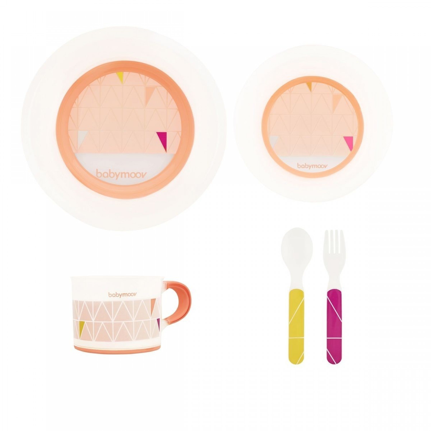 Babymoov Mon premier coffret vaisselle rose