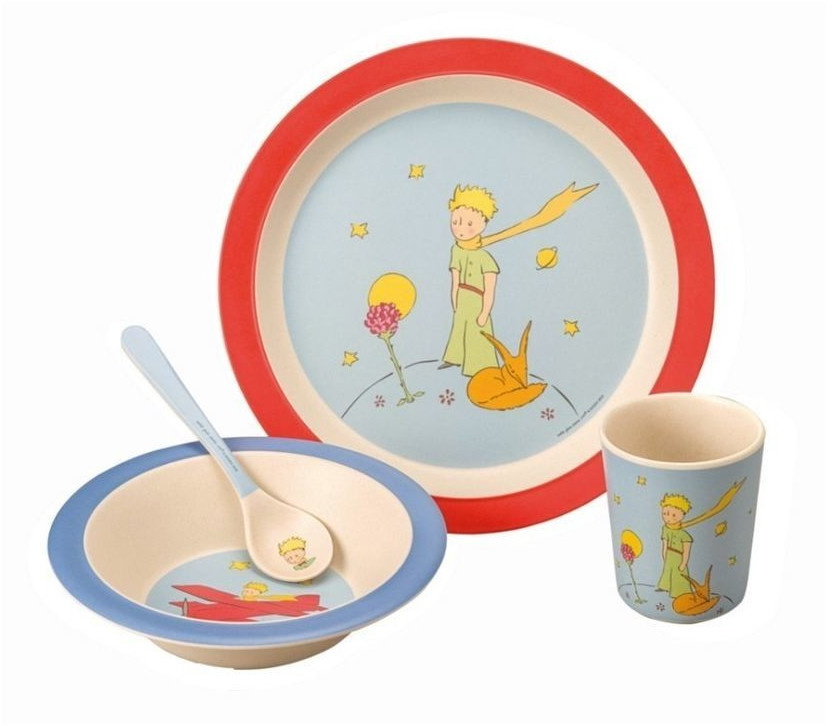 Petit Jour Paris Coffret cadeau 4 pièces Le Petit Prince bambou/mélamine