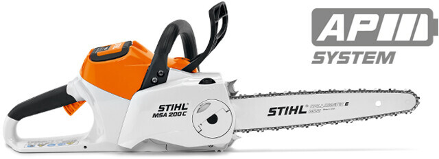 Stihl Tronçonneuse sans fil MSA 200 C-B 35cm (sans batterie ni chargeur)