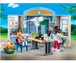 Playmobil 5970 City Life Tierklinik/Tierarzt Großer Spielkoffer mit Figuren NEU 
