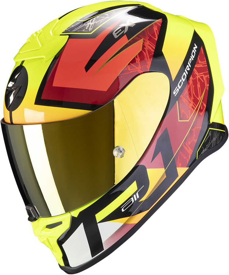 Scorpion Exo R1 Air Infini noir/rouge/jaune fluo