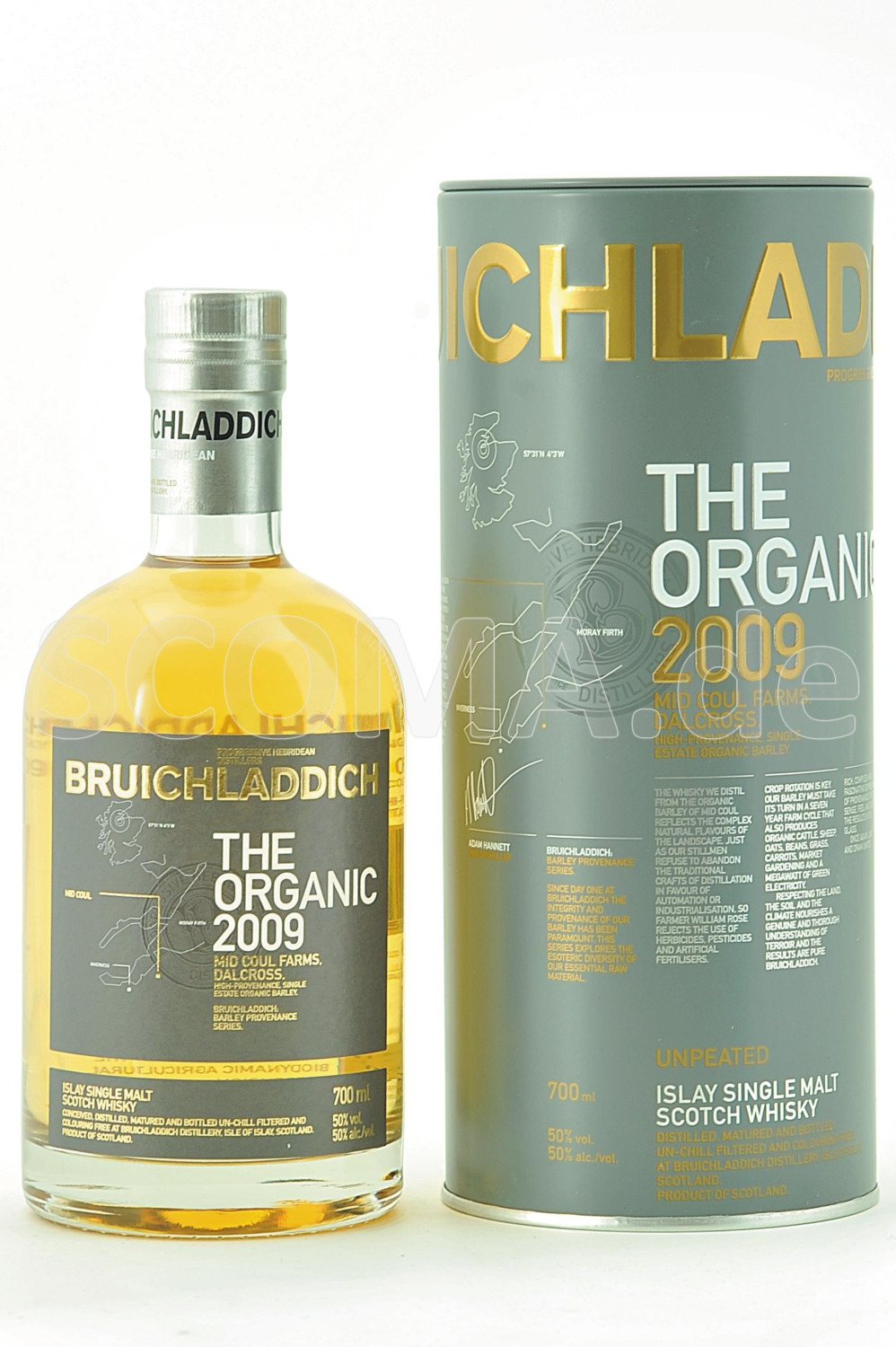Bruichladdich The Organic 2009 Single Malt Scotch Whisky 0,7l 50%