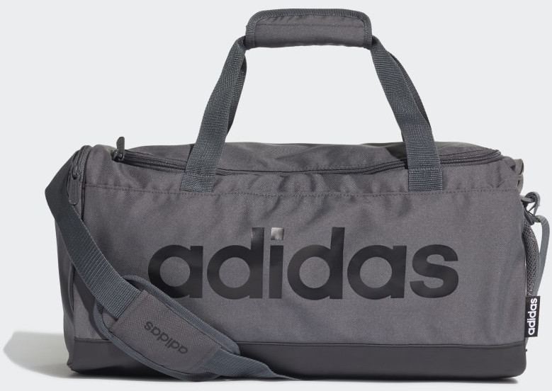 Adidas Linear Logo Duffelbag grey six/ black / black (FS6501)