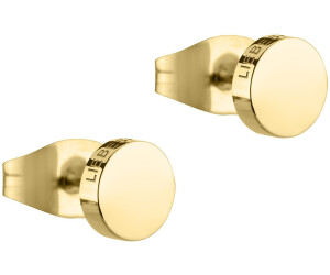 Orecchini Liebeskind Berlin Cerchi Intrecciati Oro Rosa - 1,4 Cm In Acciaio Inox