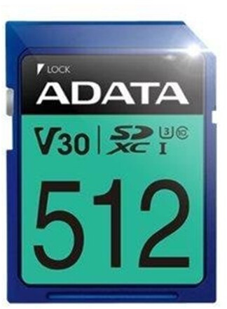 Adata Premier Pro U3 V30S SDXC 512 Go (ASDX512GUI3V30S-R)