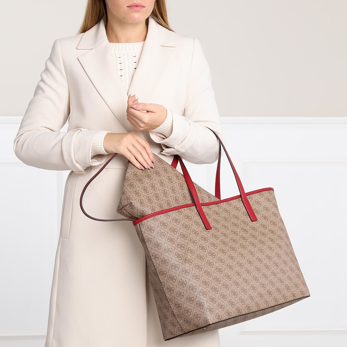 Guess Vikky Tote Bag HWSG6995240 brown ab 99 00