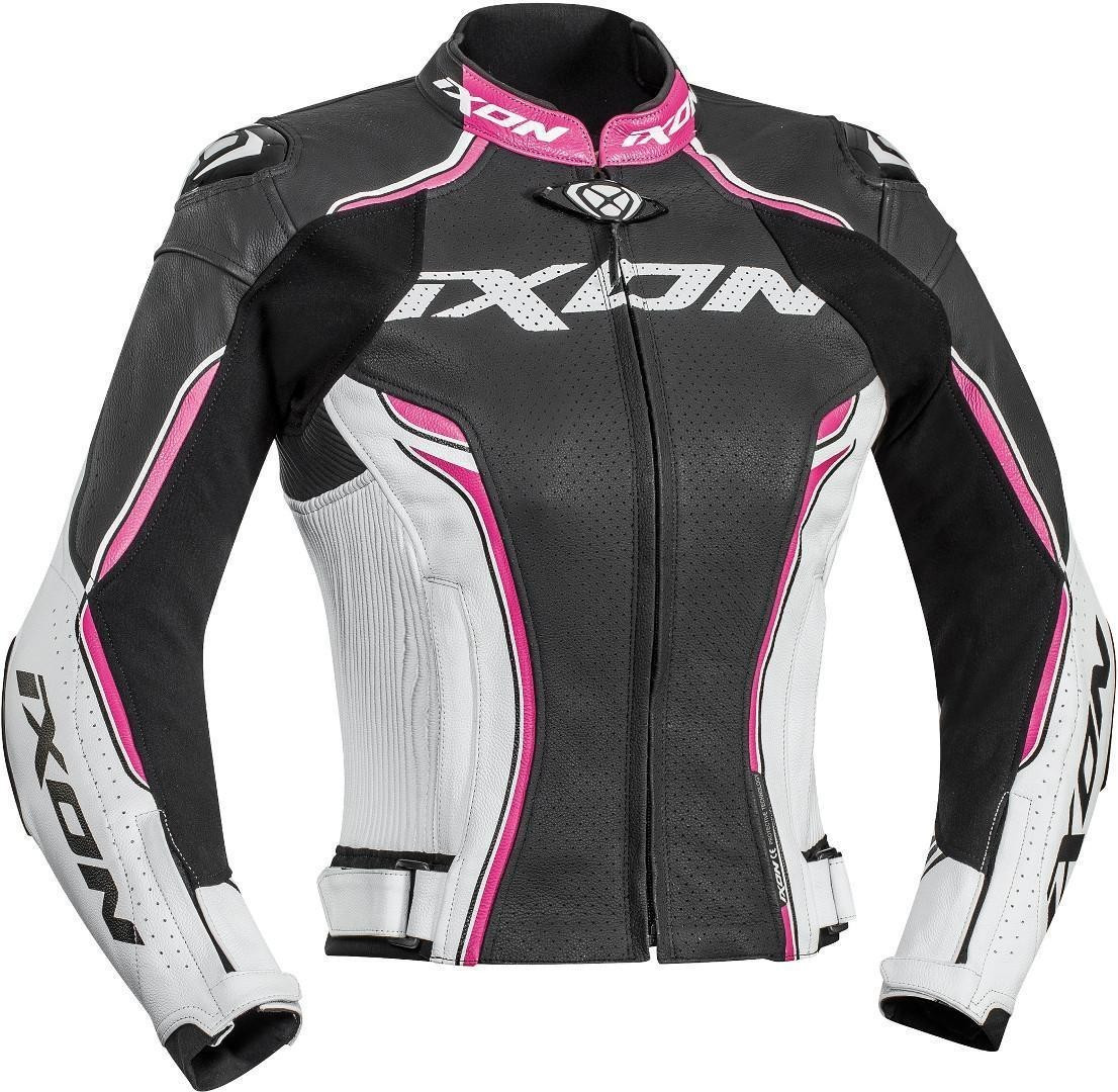 IXON Blouson Vortex Lady JKT noir/blanc/fuchsia