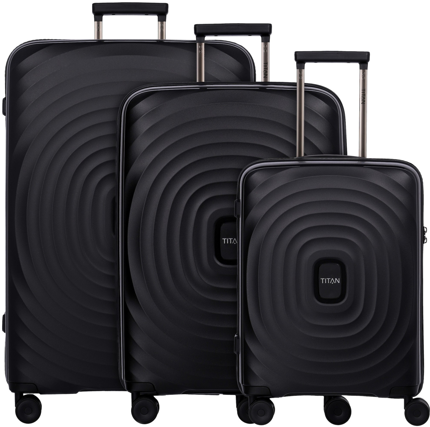 Titan Looping 4 Wheel Trolley Set 55/67/77 cm