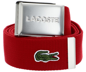 Ceinture lacoste rouge deals