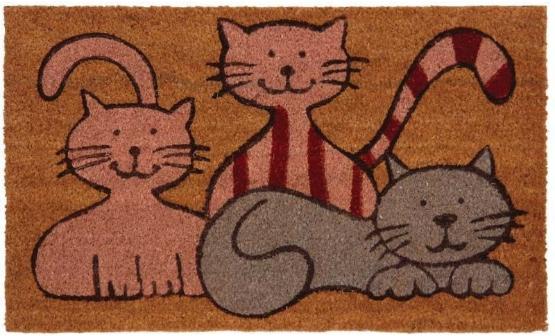 Aubry Gaspard Paillasson 3 petits chats