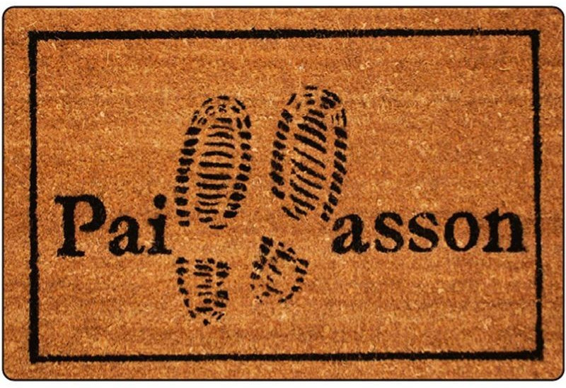 Homemaison Paillasson imprimé empreintes de pas