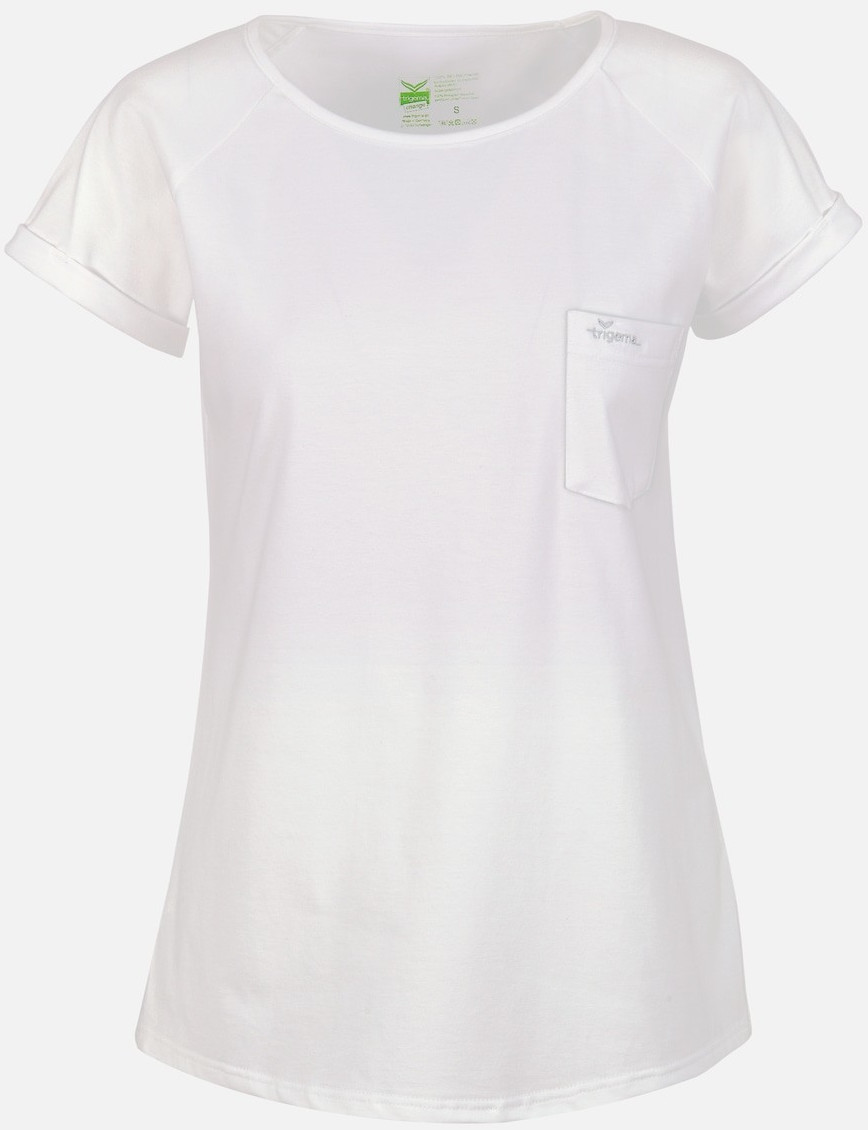 Trigema T-Shirt Chest Pocket Organic Cotton (39207) C2C white