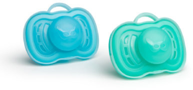Herobility Pacifier Blue/Turquoise 2-er Pack