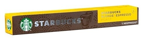 Starbucks Nespresso Blonde Espresso Roast 10 (Capsules)