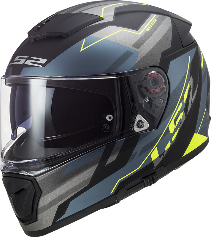 LS2 FF390 Breaker Beta Matt Cobalt H-V Yellow